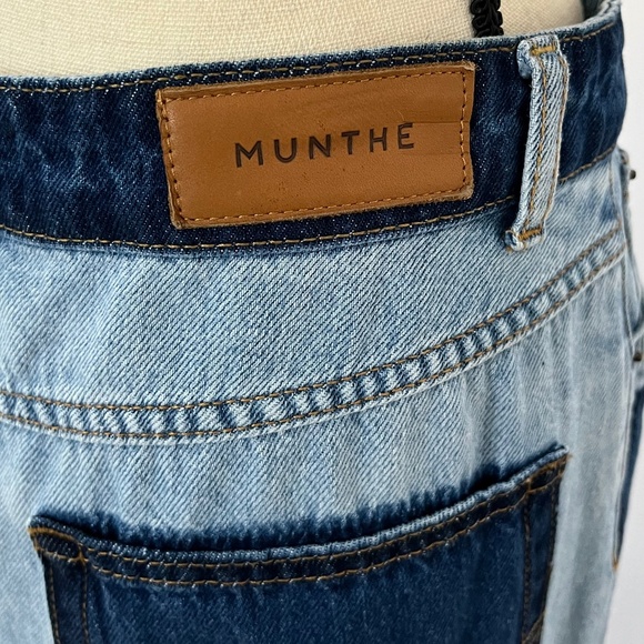 MUNTHE Mid Length Jean Skirt-Button Front Sz 38 (US 8)-Like NEW - Picture 6 of 14